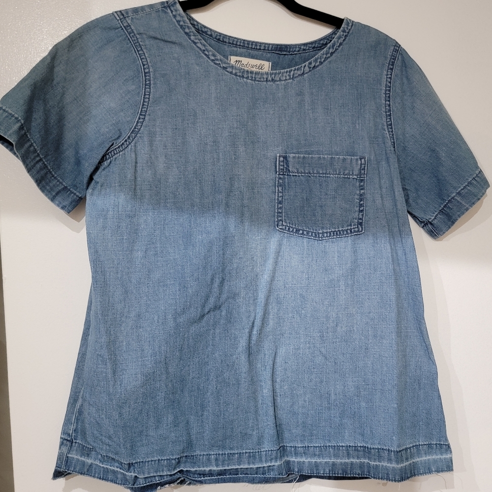 Madewell denim top